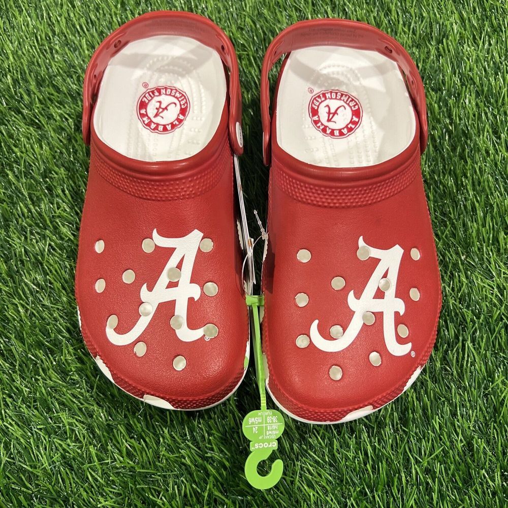 Crocs University of Alabama Classic Clogs  Women size 8 - Men size 6